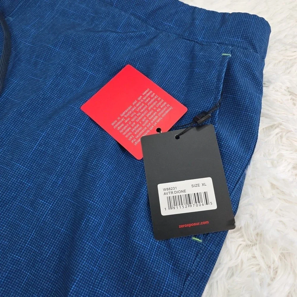 Zeroxposur Lined Board‎ Shorts Men's Size US XL Blue UPF 50+ NWT MSRP $46
